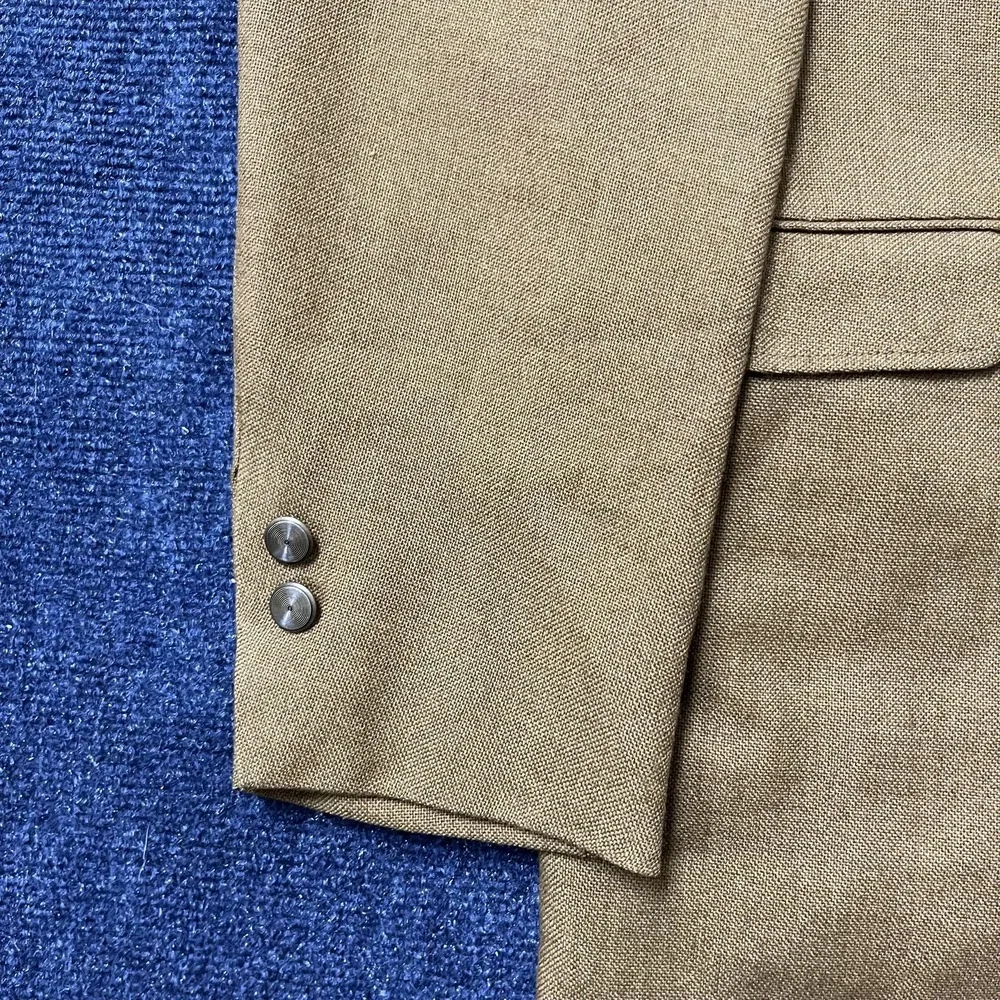 Vintage Towncraft Sport Coat Mens 44 Brown Two Button‎ Blazer Jacket Penneys
